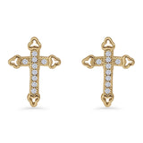 Cross Stud Earrings