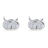 Owl Eye Stud Earrings