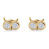 Owl Eye Stud Earrings