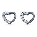 Heart Stud Earrings