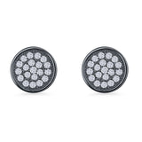 Round Stud Earrings