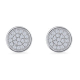 Round Stud Earrings