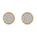 Round Stud Earrings