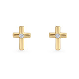 Cross Stud Earrings
