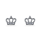 Princess Crown Stud Earring
