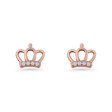 Princess Crown Stud Earring