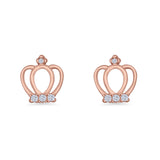 Crown Stud Earrings