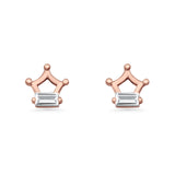 Crown Stud Earrings