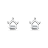 Crown Stud Earrings