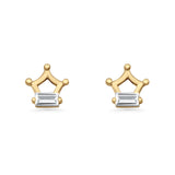 Crown Stud Earrings