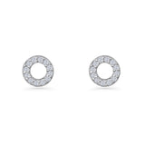 Circle Stud Earrings
