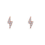 Thunderbolt Stud Earrings