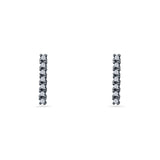 Line Bar Stud Earrings