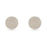 Round Stud Earrings