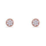 Round Stud Earring