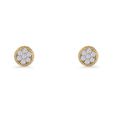 Round Stud Earring
