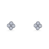 Clover Flower Stud Earrings