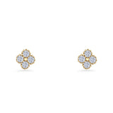 Clover Flower Stud Earrings