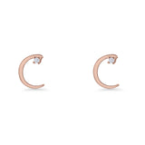 Moon Stud Earrings