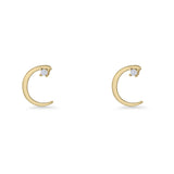 Moon Stud Earrings