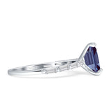Art Deco Emerald Cut Ring