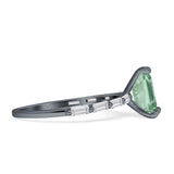 Art Deco Emerald Cut Ring