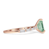 Art Deco Emerald Cut Ring
