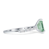 Art Deco Emerald Cut Ring
