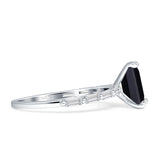 Art Deco Emerald Cut Ring