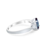 Three Stone Oval Ring