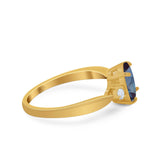 Three Stone Oval Ring