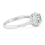 Art Deco Halo Engagement Ring