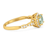 Art Deco Halo Engagement Ring
