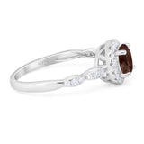 Art Deco Halo Engagement Ring
