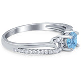 Art Deco Round Natural Stone Curved Ring