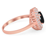 Oval Natural Stone Cocktail Ring