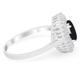 Oval Natural Stone Cocktail Ring
