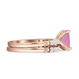 Princess Cut CZ Stackable Ring