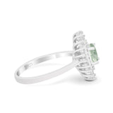 Floral Art Deco Cocktail Ring