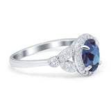 Vintage Style Oval Natural Stone Ring