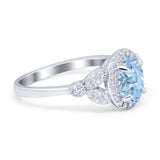 Vintage Style Oval Natural Stone Ring