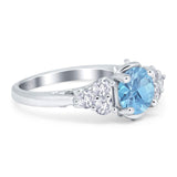Vintage Style Round Natural Stone Filigree Ring