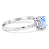 Vintage Style Oval Natural Stone Ring