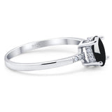 Vintage Style Oval Natural Stone Ring