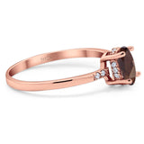 Vintage Style Oval Natural Stone Ring