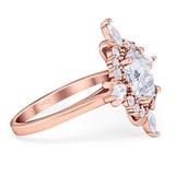 Vintage Style Oval Natural Stone Ring
