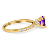 Vintage Style Oval Natural Stone Ring