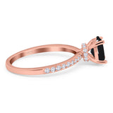 Vintage Style Oval Natural Stone Ring