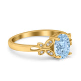 Art Deco Oval Natural Stone Butterfly Ring