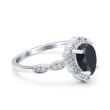Vintage Style Pear Teardrop Natural Stone Ring